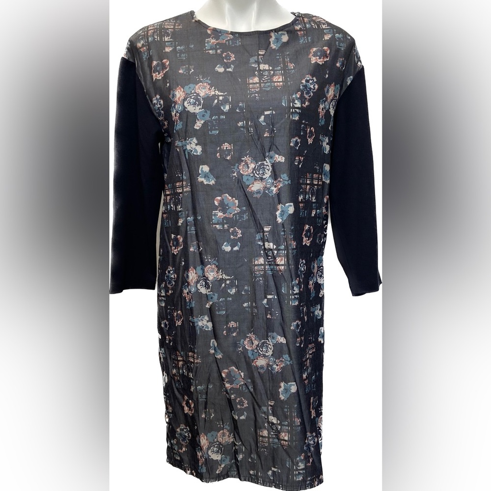 AT AFTERNOON TEA WARDROBE FLORAL STRAIGHT SHIFT DRESS